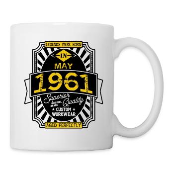 MAI 1961 - Tasse - Weiß - Rechts