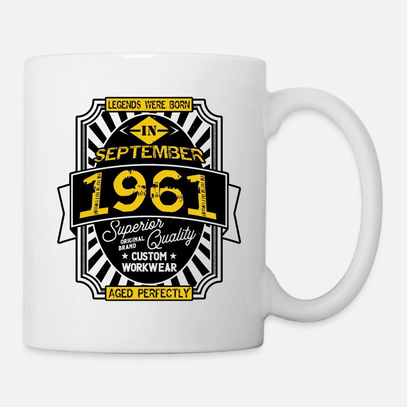1961 SEPTEMBER - Mug - white