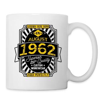 1962 AUGUST - Mug - white - Right
