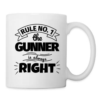 Cadeau amusant GUNNER - Mug blanc - blanc - Droite