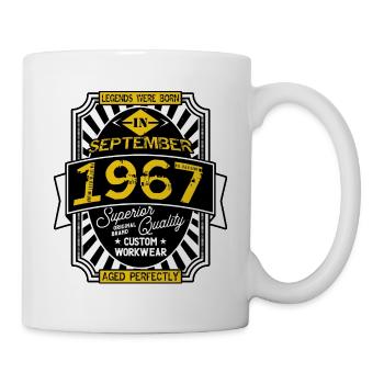 1967 SEPTEMBER - Mug blanc - blanc - Droite