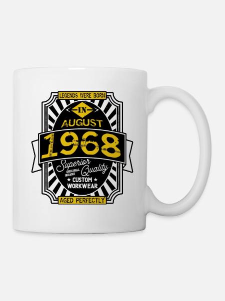 1968 AUGUST - Mug - white