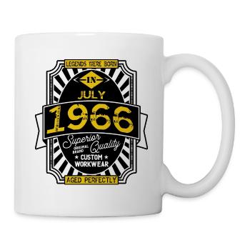 1966 JULI - Tasse - Weiß - Rechts