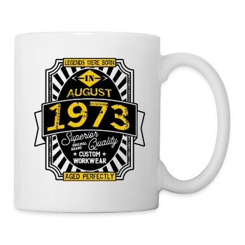 1973 AUGUST - Mug - white - Right