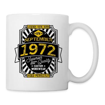 1972 SEPTEMBER - Mug blanc - blanc - Droite