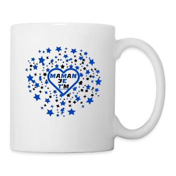maman je t aime - Mug blanc - blanc - Droite