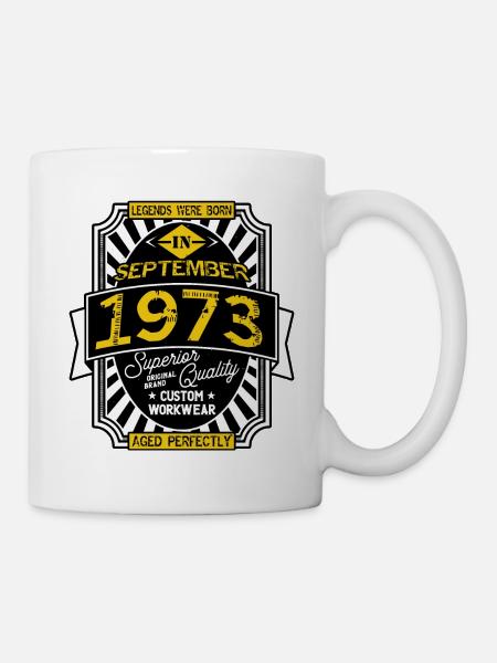 SEPTEMBER 1973 - Tasse - Weiß