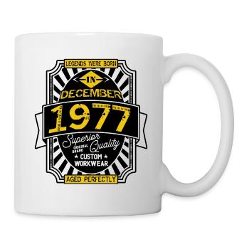 1977 DECEMBER - Mug blanc - blanc - Droite
