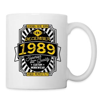 1989 DECEMBER - Mug blanc - blanc - Droite