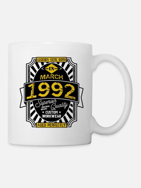 1992 MARCH - Mug - white