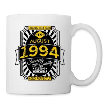 AUGUST 1994 - Tasse - Weiß - Rechts