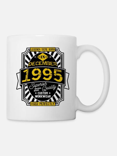 1995 DECEMBER - Mug blanc - blanc