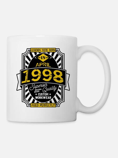 1998 APRIL - Mug - white