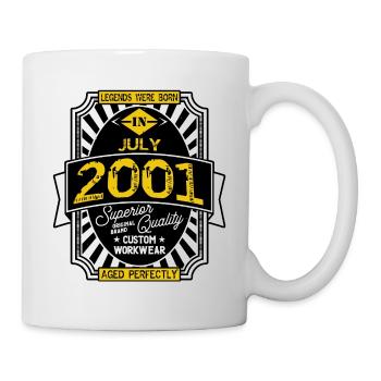 2001 JULY - Mug blanc - blanc - Droite