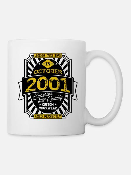 2001 OCTOBER - Mug - white