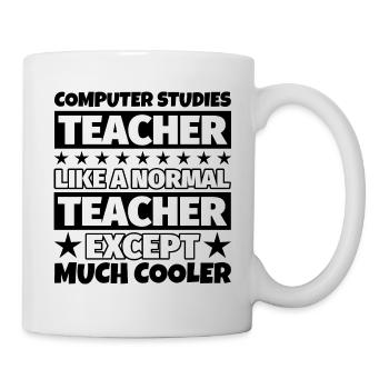 Gift for computer science teachers - Mug - white - Right