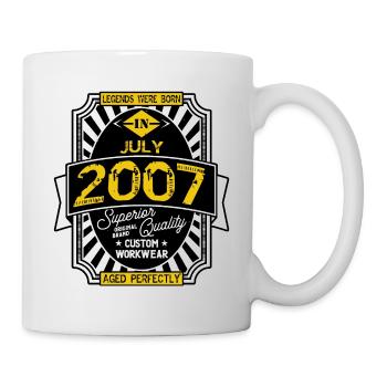 2007 JULI - Tasse - Weiß - Rechts