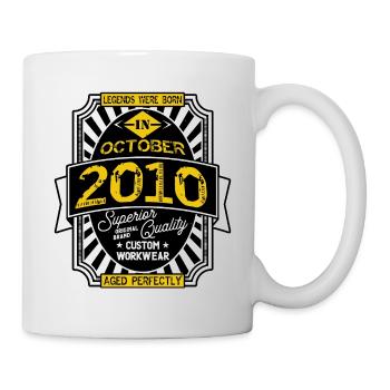 2010 OCTOBER - Mug blanc - blanc - Droite