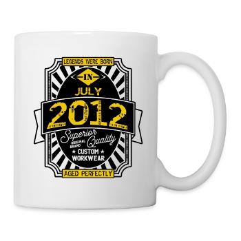 2012 JULY - Mug blanc - blanc - Droite