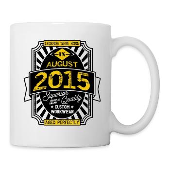 2015 AUGUST - Mug blanc - blanc - Droite