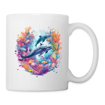 Wale - Tasse - Weiß - Rechts