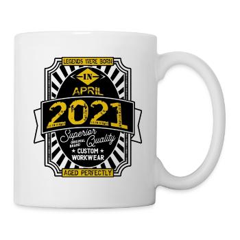 APRIL 2021 - Tasse - Weiß - Rechts