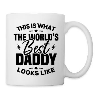 So sieht der beste Vater der Welt aus - Tasse - Weiß - Rechts
