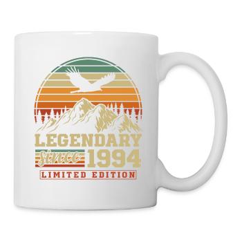 Légendaire depuis 1994 Vintage Vintage Anniversaire - Mug blanc - blanc - Droite