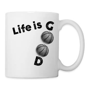 Life is Good Basket Basketball - Mug blanc - blanc - Droite