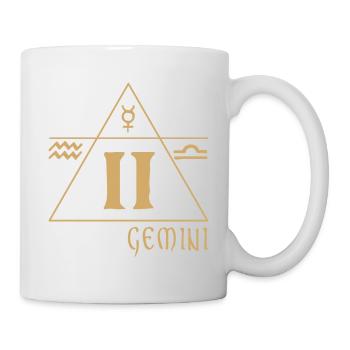 Zwillinge - Tasse - Weiß - Rechts