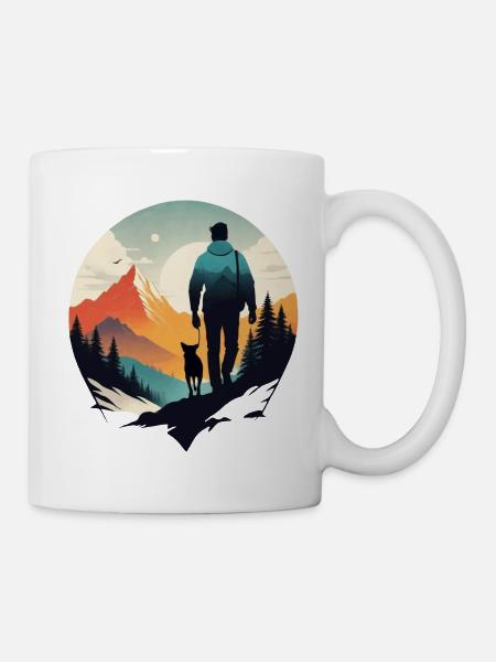 Treue auf vier Pfoten - Tasse - Weiß