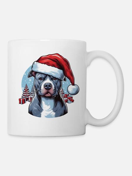 Pitbull Xmas Gifts - Mug - white