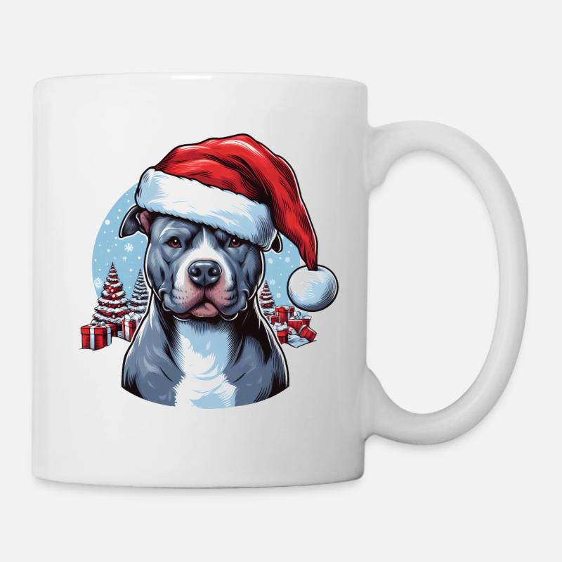 Pitbull Xmas Gifts - Mug - white