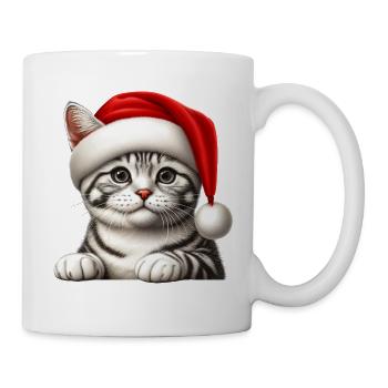Katze Heiligabend Geist - Tasse - Weiß - Rechts