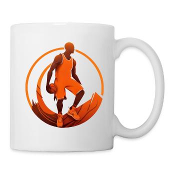 Flaming Basket Artist - Basketball - Mug - white - Right
