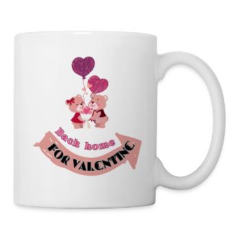 BACK FOR HOME FOR VALENTINE - Tasse - Weiß - Rechts