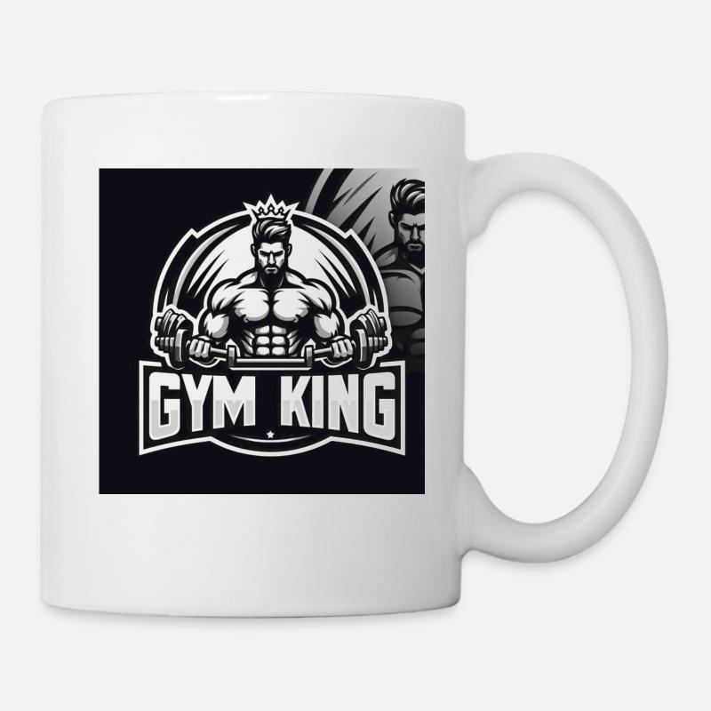 Gym King - Tasse - Weiß