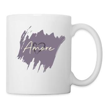 Amore - Mug blanc - blanc - Droite