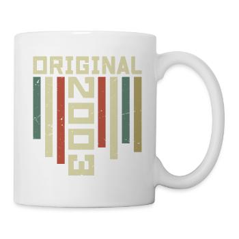 2003 Cadeau Rétro 2003 Cadeau Anniversaire 21 ans - Mug blanc - blanc - Droite