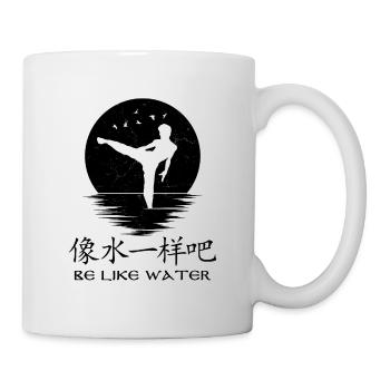 Be like water - Mug - white - Right