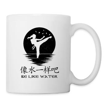 Be like water - Mug - white - Right