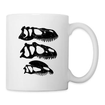 Torvosaurus Allosaurus Dilophosaurus - Tasse - Weiß - Rechts