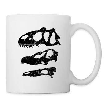 Allosaurus Diplodocus Stegosaurus - Tasse - Weiß - Rechts
