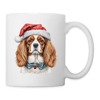 Cavalier King Charles Spaniel Christmas - Mug - white - Right
