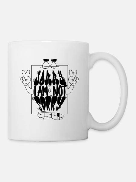 Sorry Not sorry - Mug - white