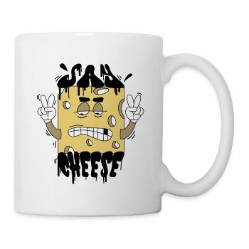 Dire fromage - Mug blanc - blanc - Droite