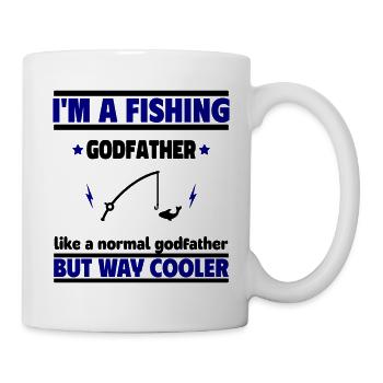 Godfather Angler : Beaucoup plus cool qu’un Godfather Angler normal - Mug blanc - blanc - Droite