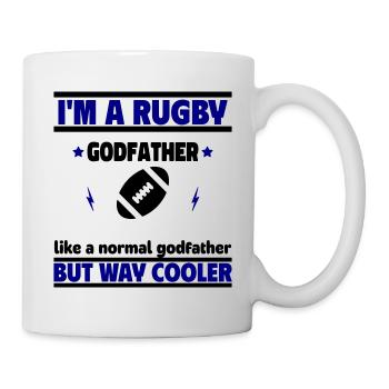 Rugby godfather, much cooler than a normal godfather - Mug - white - Right