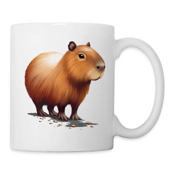 Capybara - Tasse - Weiß - Rechts