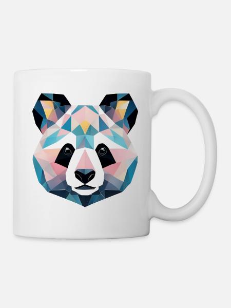 Geometric Panda Gift Geometric - Mug - white